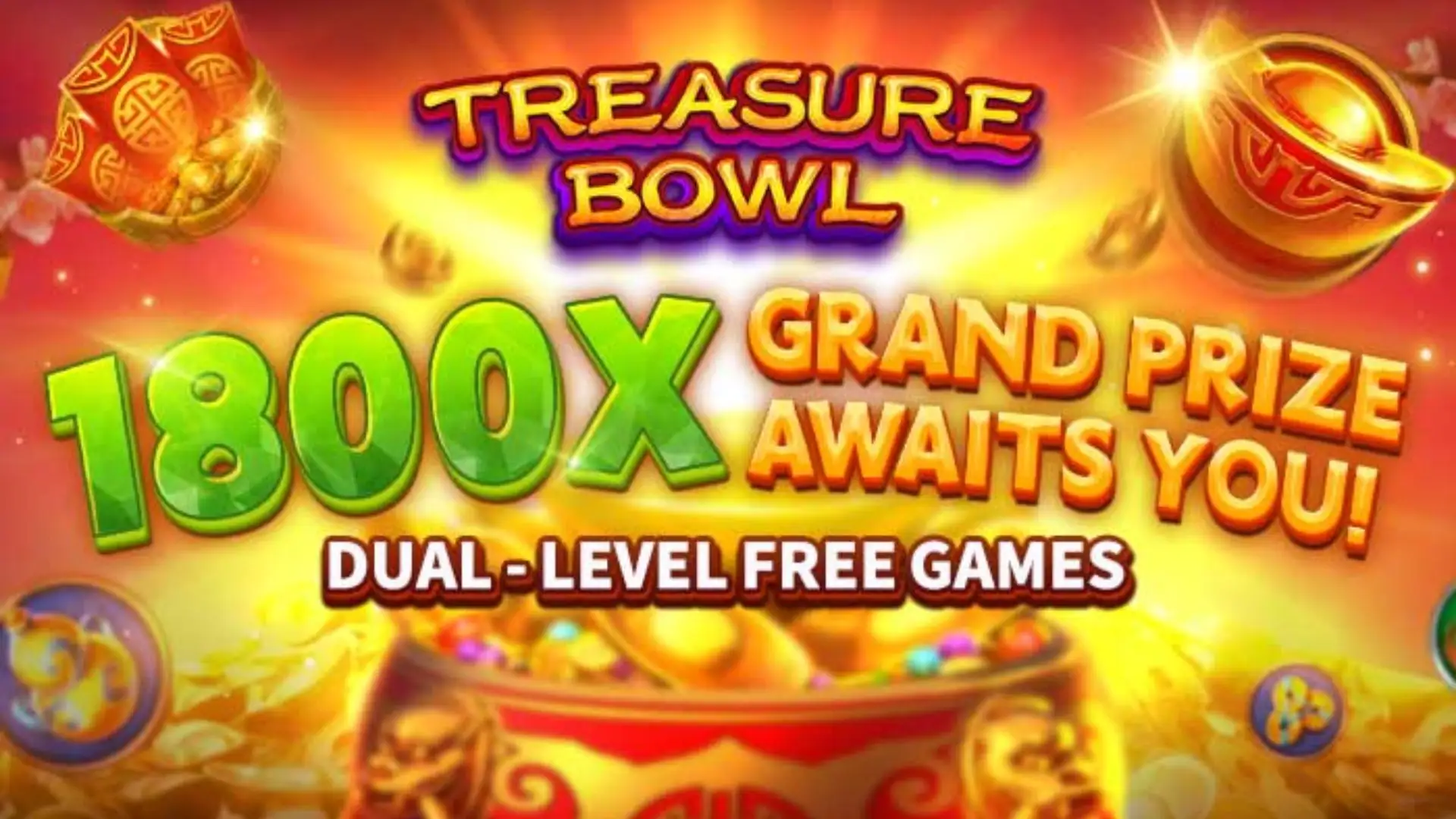 Multiplicadores Treasure Bowl q3bet - 7777x Máximo com Tigela Dourada